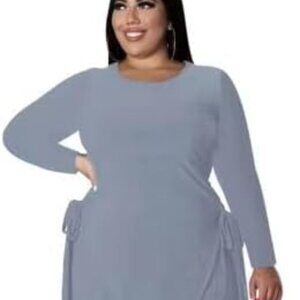 MRSFITOK Gray/Light Blue 2 Piece